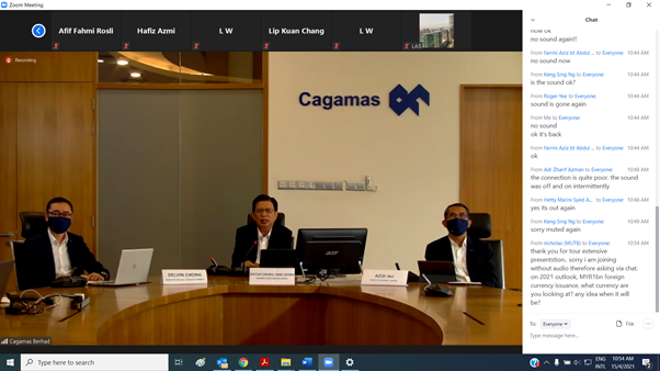 Cagamas Berhad Investor Briefing on the Financial Results for 2020