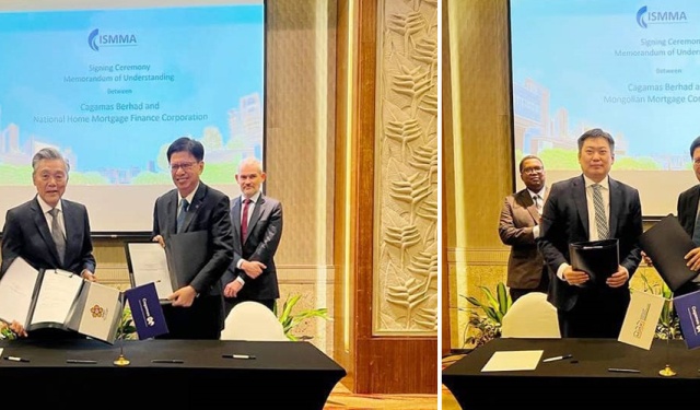 Signing of Memorandum of Understanding (“MoU”) between Cagamas Berhad (“Cagamas”) with the National Home Mortgage Finance Corporation (“NHMFC”) and Mongolian Mortgage Corporation HFC LLC (“MIK”)
