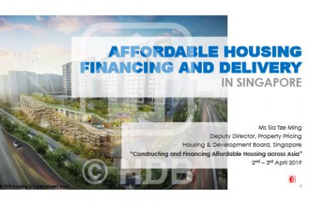 Constructing and Financing Affordable Housing Across Asia Session III, 2 April 2019