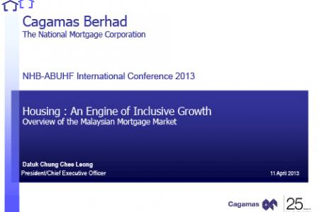 Housing: An Engine of Inclusive Growth Overview 