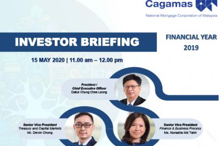 Cagamas Berhad Investor Briefing Financial Year 2019