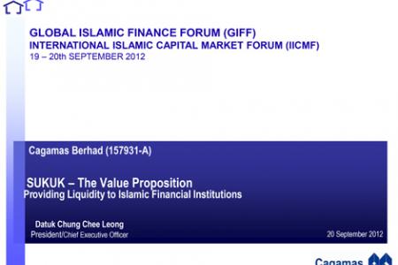Sukuk – The Value Proposition Providing Liquidity to Islamic Financial Institutions (September 2012)