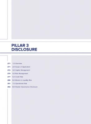 Pillar 3 Disclosure